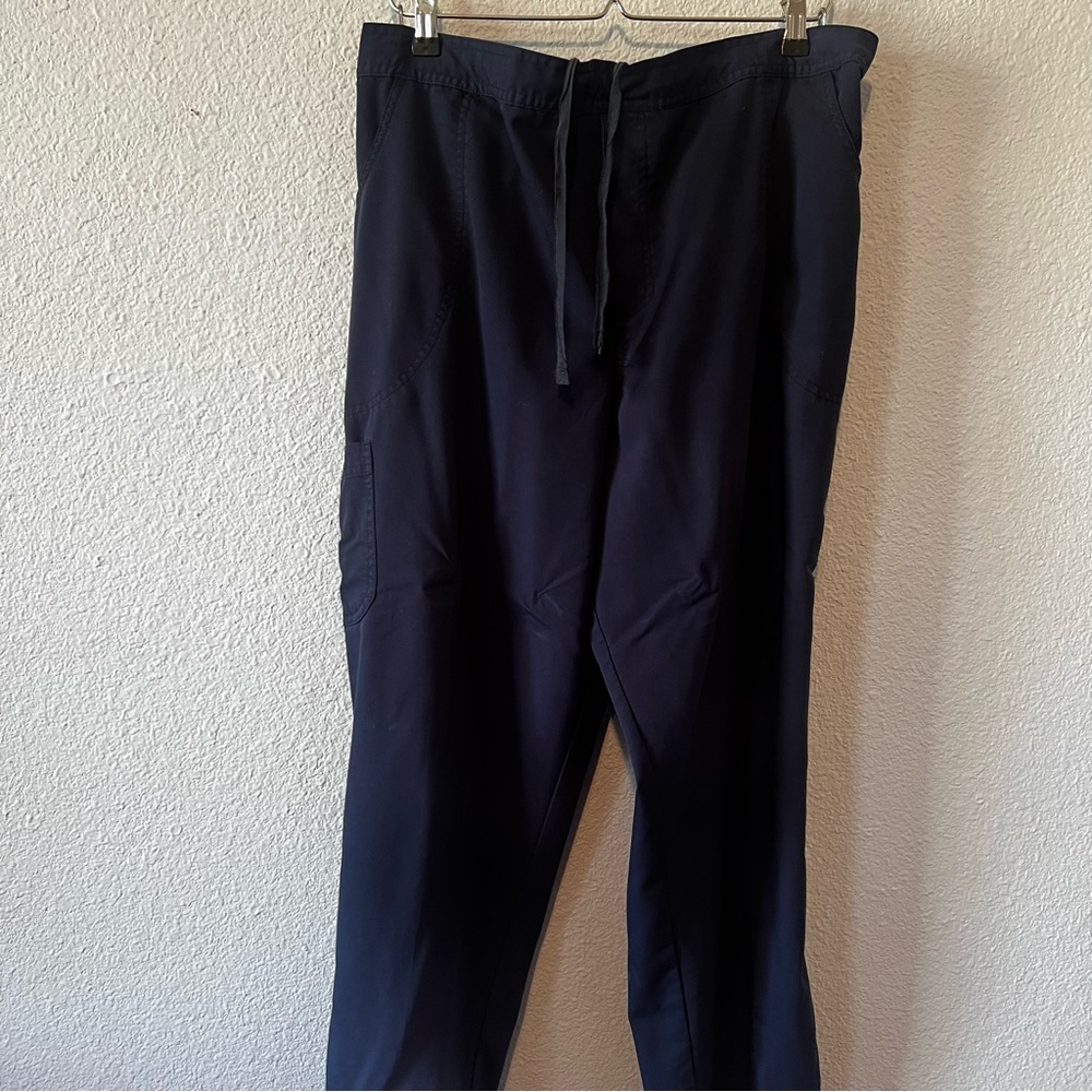Urbane navy scrub pants